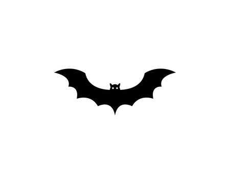 Bat icon for web. Isolated on white background. - Vector