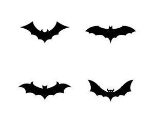 Bat icon for web. Isolated on white background. - Vector