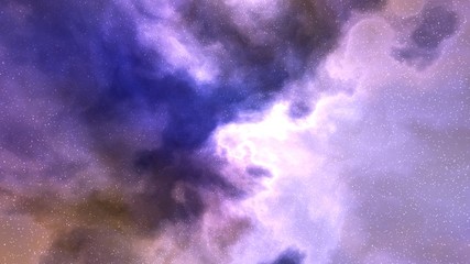 purple nebula cloud