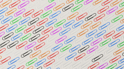 Pattern from paper clips