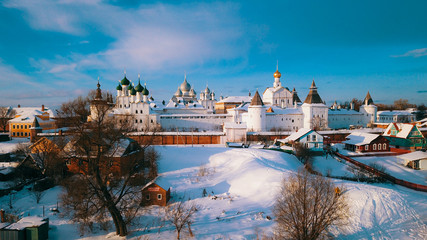 Winter View to the Panoramic Rostov The Great, Golden Ring, Russia