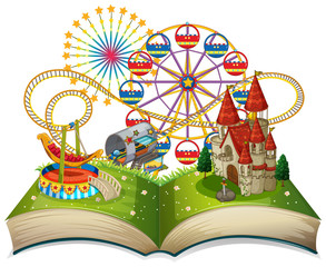 Open book funpark theme