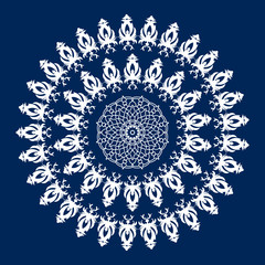 Vintage decorative mandala. Circular pattern in oriental style