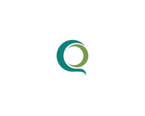 Q letter logo template