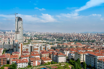 Istanbul, Turkey, 03 June 2011: Akasya Residence, Acibadem, Uskudar