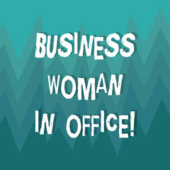 Writing note showing Business Woanalysis In Office. Business photo showcasing Female power Feminine empowerment Leader women ZigZag Spiked Design MultiColor Blank Copy Space for Poster Ads