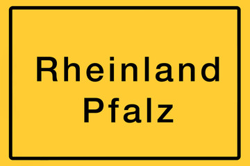 Ortsschild mit dem Namen eines Bundeslandes als Symbolbild für regionale Bezüge