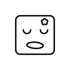 Boring vector icon