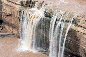 Grand Falls (Chocolate Falls), in the Painted Desert, Northern Arizona