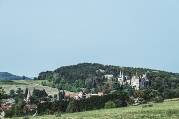 Fototapeta na wymiar Paysage en Bourgogne, France