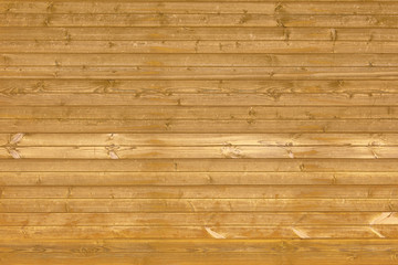 Obraz premium Gilded using computer processing photography wooden lining background. Natural wooden boards with grain and texture