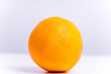 Creative layout made of fruits on a white background