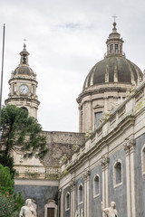 Fototapeta na wymiar Piazza del Duomo in Catania - Sicily, Italy