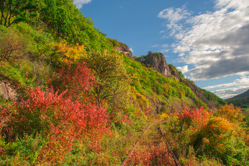 autumn in the mountains