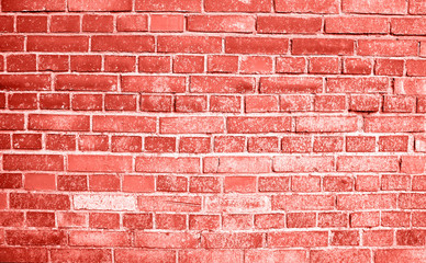 Coral stone bricks in a row can be used as background.