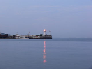  Lighthouse in port
