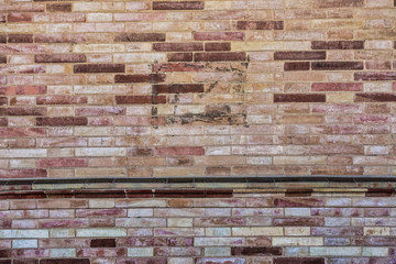 Old red brick wall textures and backgrounds