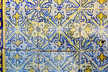 Great for textures Andalusia style wall Azulejos tiles background