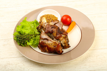 Roasted pork knee