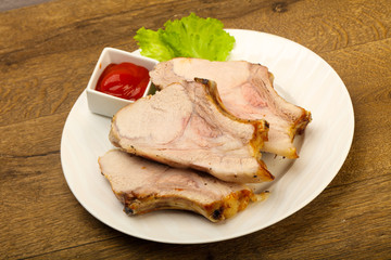 Roasted pork