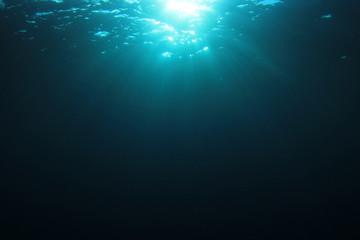 Underwater blue background 