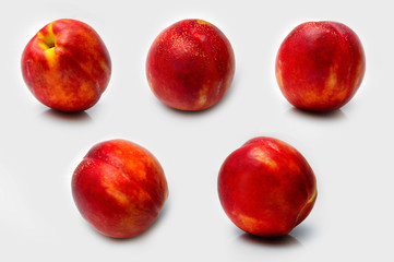 ripe summer red peach