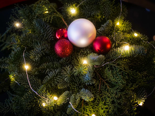Obraz na płótnie Canvas Christmas tree decorations 