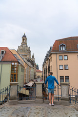 main square in dresden, germany