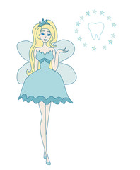Cute tooth fairy