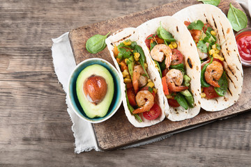 Shrimps tacos