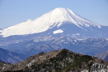 Naklejka premium 富士山眺望