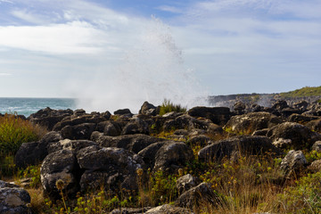 Urlaubsort Cascais mit seiner spektakulären Küste am Atlantik in der Nähe von Lissabon, Portugal