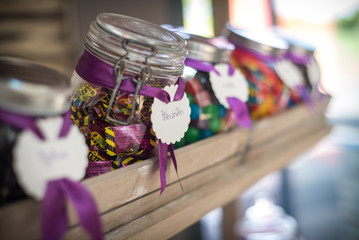 Décoration de table de mariage