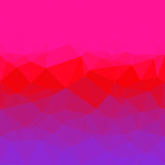 Fototapeta premium Abstract polygon background with red, purple and pink colors. Pattern composed of triangles. 