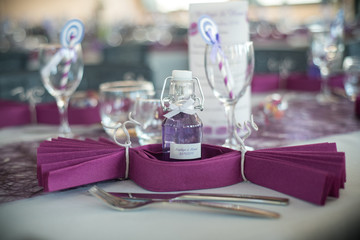 Décoration de table de mariage