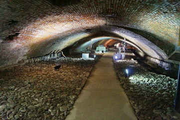 Underground of the ancient Ceppo hospital, Pistoia, Italy