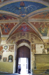 Fototapeta na wymiar Interior of Court Palace, Pistoia, Tuscany, Italy