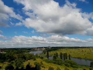 Fototapeta na wymiar panorama of countryside