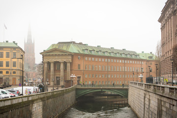 Naklejka na ściany i meble Stockholm, Suède, Architecture