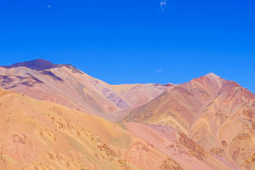 Andes landscape near Paso De Agua Negra mountain pass, Region de Coquimbo, Chile to Argentina