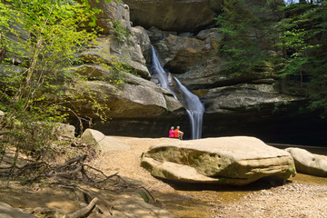 Enjoying Cedar Falls