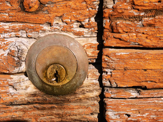 old rust door look