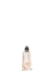Crystal Salt Shaker on White Background