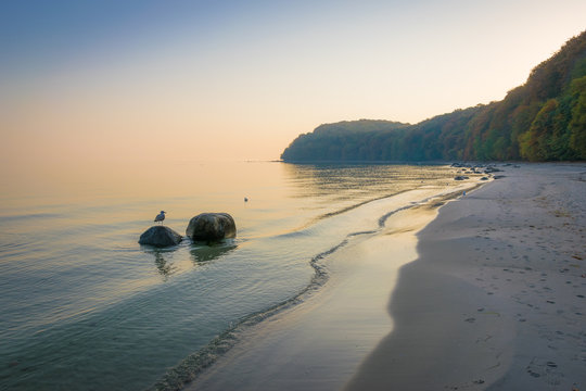 Sonnenaufgang am Strand in Binz auf R&uuml;gen