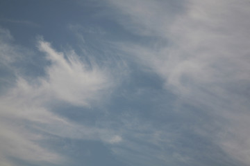 Abstract clouds and sky in space. The best views of the heavens the natural pictures of the beautiful clouds. Background  blue  views  of  nature  images.