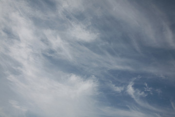Background of blue sky as picture. Abstract clouds and sky. The best most beautiful images of the heavens with clouds.