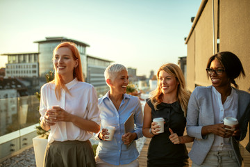 Coffee time at the rooftop