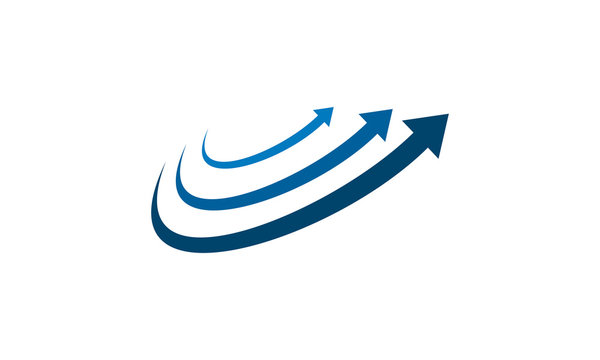 abstract arrow logo