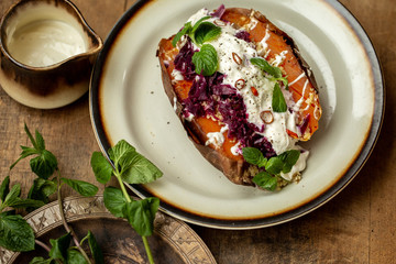 Kumpir Süßkartoffel