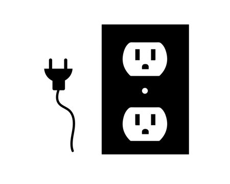 Icon-Electrical Plug and Outlet
